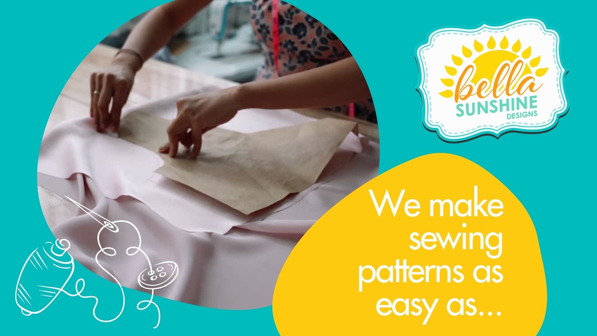 Load video: We make sewing patterns as easy as print, tape, and sew.