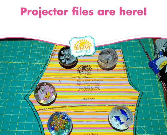 How to Use Projector Files for Home Sewing