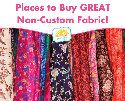 Places To Buy GREAT Non-Custom Fabric!