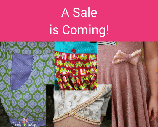 A Sale Is Coming! Don't Miss it!