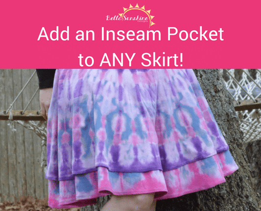 Add an Inseam Pocket to ANY Skirt!