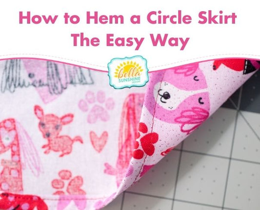 How to Hem a Circle Skirt the Easy Way