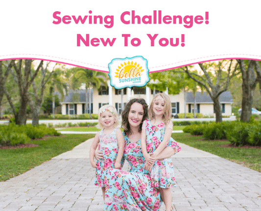 Sewing Challenge! New To You!
