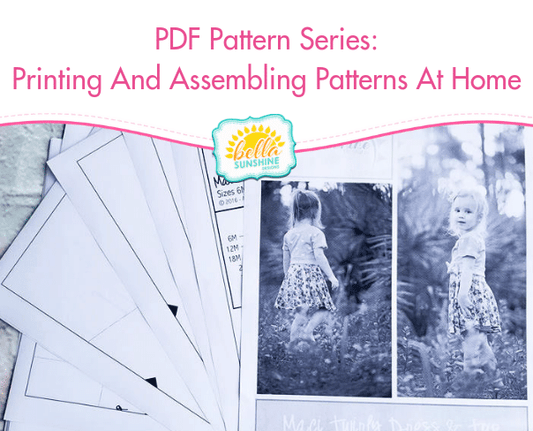 PDF Pattern Series: Printing And Assembling At Home
