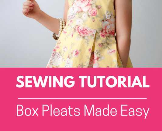 Sewing Tutorial: Box Pleats Made Easy