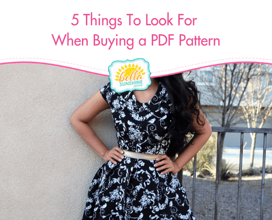 5 Things To Look For When Buying a PDF Pattern