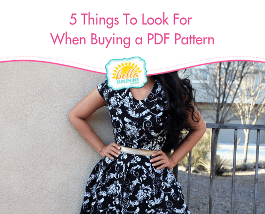 5 Things To Look For When Buying a PDF Pattern