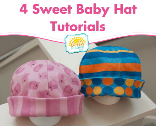 4 Sweet Baby Hat Tutorials