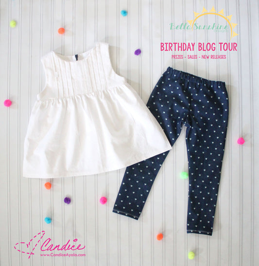 Leggings with Flare, A Wool Jacket, Pintucks Galore - Birthday Blog Tour Day 3