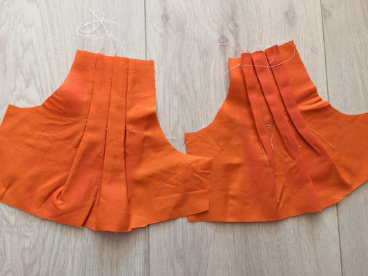 Box Pleat Hack for Rose Bubble shorts